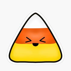 Get my art printed on awesome products. Support me at Redbubble #RBandME: https://www.redbubble.com/i/sticker/Halloween-Candy-Corn-Cute-Drawing-1-Transparent-Background-by-Arthemeral/57280675.EJUG5?asc=u Pictures Of Candy Corn, Dulces Halloween, Background Sticker, Halloween Candy Corn, Cute Drawing, Easy Doodle Art, Halloween Stickers, Simple Doodles, Halloween Candy