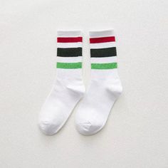 Material: Cotton • Item Length: 23-25CM • Type: Sock, Casual, Striped, Funny Socks Women, Cotton Socks, Woman Socks Cotton, Cute Socks Kawaii • Is Wholesale: YES • Popular Element: Stripes Pattern • Place Of Original: China Mainland Casual Mid-calf Stockings, Casual Mid-calf Socks For Stocking Stuffer, Casual White Knee-high Stockings, White Casual Knee-high Stockings, White Knee-high Casual Stockings, Casual Mid-calf Green Socks, Casual Green Mid-calf Socks, Green Mid-calf Casual Socks, White Cotton Mid-calf Socks