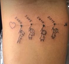 a woman's stomach with some drawings on it and the words love is in the air