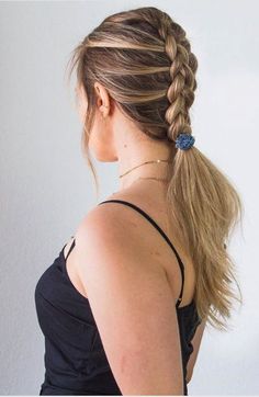 37 Ponytail Hairstyles Perfect For Upping Your Hair Game In 2023 One French Braid, Pretty Ponytail, 30 Hair Color, Best Hair Color Ideas, Quick Braids