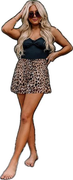 High Waist Shorts, Model Fits, Women Clothing Boutique, Hip Length, Pool Party, High Waisted Shorts, Online Womens Clothing, Boutique Clothing, Leopard Print