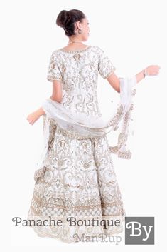 White Color Heavily Embroidered Anarkali Transitional Reception Salwar Kameez With Zari Work, Raw Silk Anarkali Set With Zari Work For Reception, Festive Chinon Anarkali Set With Intricate Embroidery, Transitional Anarkali Set With Intricate Embroidery In Chinon, Transitional Chinon Anarkali Set With Intricate Embroidery, Raw Silk Anarkali Set With Dabka Work For Reception, Reception Dabka Work Raw Silk Anarkali Set, Bollywood Style Chinon Salwar Kameez For Reception, Unstitched Anarkali Set With Intricate Embroidery