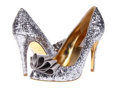 Ted Baker Mayter Silver Glitter - Zappos.com Free Shipping BOTH Ways Light Blue Wedding Shoes, Ted Baker Heels, Silver Glitter Shoes, Tiara Accessories, Accessories Inspiration, Blue Wedding Shoes, High Heel Sneakers, Bridal Heels, Office Shoes