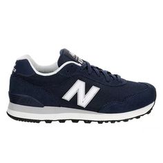 New Balance 515 V3 Women's Running Athletic Gym Shoes Sneakers Midnight Navy/White/Black Women's Sizes 6-11 Enjoy Every Step In The 515 V3 Women's Sneaker From New Balance. This Sneaker Features A Synthetic And Breathable Mesh Upper With Floral Embroidery For Extra Style And A Padded Collar & Tongue For Added Comfort. The Cushioned Comfort Insert Supports Your Feet, While The Traction Outsole Provides Stability And Durability. Synthetic/Mesh Upper Lace-Up Closure Padded Collar/Tongue Cushioned C New Balance Shoes Navy Blue, Active Shoes Women, New Balance 515 V3, Colour Wardrobe, Navy New Balance, New Balance 515, Navy Blue Sneakers, Grey New Balance, New Balance Blue