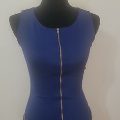 **Nwt** Sexy Royal Blue Dress With Zipper Details **Description:** Turn Heads With This Stunning Royal Blue Dress Featuring Eye-Catching Zipper Details. Perfect For A Night Out, Date Night, Or Any Special Occasion Where You Want To Make A Statement. This Dress Combines Elegance With A Touch Of Edginess, Ensuring You Stand Out From The Crowd. - **Condition:** New With Tags - **Size:** [Small] - **Color:** Royal Blue - **Details:** Stylish Zipper Accents, Form-Fitting Design, Comfortable Stretch F Blue Party Bodycon Dress With Back Zipper, Blue Mini Dress With Side Zipper, Blue Bodycon Party Dress With Back Zipper, Blue Bodycon Dress With Back Zipper For Party, Blue Fitted Mini Dress With Side Zipper, Fitted Blue Bodycon Dress With Back Zipper, Blue Stretch Mini Dress With Back Zipper, Blue Mini Dress With Zipper Closure, Blue Fitted Mini Dress With Back Zipper