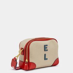 Bespoke Walton Cross-body | Anya Hindmarch US Anya Hindmarch Bag, Plastic Shop, Embossed Fabric, Luxury Crossbody, Womens Designer Handbags, Anya Hindmarch, Wash Bag, Phone Pouch, Chain Shoulder Bag