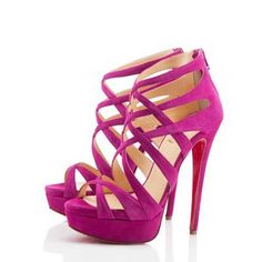 (99) Secrets of stylish women! Perfect shoes for summer! Fuchsia Heels, Christian Louboutin Sandals, Christian Louboutin Outlet, Christian Louboutin Boots, Red Sandals, Bootie Sandals, Shoe Fits, High Standards