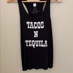 Tacos And Tequila Tank Black Graphic Print Top For Cinco De Mayo, Tacos And Tequila, Dance Women, Dance Tops, Purple Tank Top, Purple Tank, Lady Grey, Grey Tank Top, Gray Tank