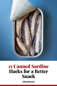 canned sardine hacks for a better snack