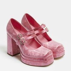 Cute Shoes Heels, Pink Platforms, Platform Mary Janes, Girly Shoes, Shoe Inspo, Foto Ideas Instagram, Mary Jane Heels, Platform Heel