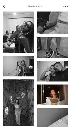 black and white photo collage with people in the background, one person taking a selfie