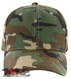 NEW! PLAIN SOLID ADJUSTABLE BASEBALL CAP HAT GREEN CAMO NEW! PLAIN SOLID ADJUSTABLE BASEBALL CAP HAT GREEN CAMO NEW - WITH TAGS 100% High End Acrylic Logos and designs are fully embroidered Size: One Size Fits All VELCRO ADJUSTMENT Shipping Payment Terms of Sale SHIPPING We ship Worldwide. We ship to USA 48 continental states, Item usually will be shipped out within 1~3 business days after payment received. We only ship to confirmed addresses. Non USA Customers: First Class International Mail in some cases can be very slow and will take as long as 2~5 weeks for delivery (14 to 35 Days), Please keep this in mind when choosing this shipping option. All items are thoroughly inspected prior to shipping. NOTE * Buyer's responsibility for any custom tax incurred. Kindly check your own country's Military Style Green Snapback Baseball Cap, Casual Camouflage 5-panel Baseball Cap, Military Camouflage Snapback Hat With Curved Brim, Military Camouflage Trucker Hat One Size, Military Camouflage Baseball Cap, Green Camo, Baseball Cap, Camo, Caps Hats