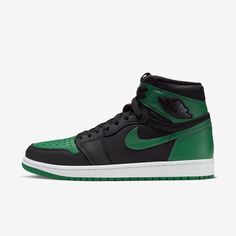 (Men's) Air Jordan 1 Retro High OG 'Pine Green 2.0' (2020) 555088-030 - SOLE SERIOUSS (1) Air Jordan 1 Pine Green, Air Max 270 Women, Original Air Jordans, Jordan Model, Air Jordan 12 Retro, Air Jordan 1 Retro High Og, Air Jordan 1 Retro High, Leather High Tops, Mesh Shoes