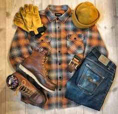 Mens Outdoor Fashion, Granola Outfits, Lumberjack Style, Mens Outdoor Clothing, Mens Casual Outfits Summer, Estilo Country, Mens Casual Dress Outfits