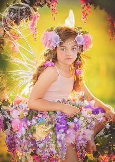 Fairy Photoshoot, Fairies Photos, Pinterest Photography, Fairytale Photography, Foto Baby, Fantasy Photography, Flower Skirt, Fairy Costume