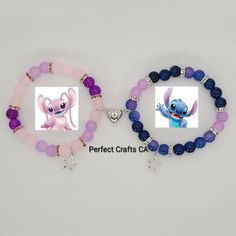 Matching Bracelet Ideas For Couples, Beaded Bracelets Matching, Matching Bracelet Ideas, Cute Matching Bracelets, Matching Bracelets For Couples, Matching Stuff, Matching Couple Bracelets, Heart Bracelets