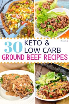 keto and low carb ground beef recipes