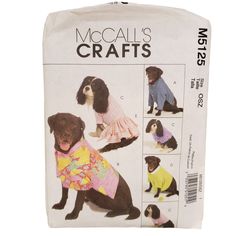 the sewing pattern for this dog coat is easy to sew and has many different patterns