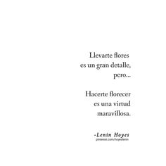 an image of a quote written in spanish on a white background with the caption'elevate floreses es un gran detalle pero peero '