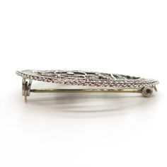 925 Sterling Silver Vintage Filigree Floral Eternal Curve Design Pin Brooch Weight: 6.2g WELCOME TO PAWN SHOP We are an actual pawn shop and have been in business for over 25 years. Since 1990, our establishment has been serving a variety of clients by providing them with short term cash solutions and options of liquidity regarding their treasured heirlooms. Acknowledging that today′s customers are very sophisticated and are looking for a variety of investments, our acquisitions are hand-picked Curve Design, Pawn Shop, Onyx Ring, Pinky Ring, Sacred Heart, Pin Brooch, Hand Picked, Adjustable Rings, 25 Years