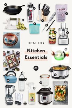 the top ten kitchen essentials for healthy cooking