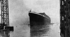 an old photo of a large ship in the water