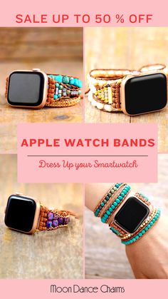 🌸 Gorgeous Beaded Apple Watch Bands
Upgrade your watch with our Apple watch bracelet! Introducing our dazzling Beaded Apple Watch Band, the perfect blend of style and functionality for your cherished timepiece! Our Boho Apple Watch band is not only a great fashion statement but also a must-have Apple accessory for those who love to express their unique personality. With an adjustable and comfortable fit, you'll never want to wear a plain band again! Visit our website for more> Beaded Apple Watch Bands, Apple Watch Bracelet, Watch Bracelets, Apple Watch Bands Women, Apple Watch Fashion, Apple Watch Face, Beaded Watches, Best Apple Watch, Apple Watch Bracelets