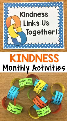 an activity for kids to learn how to use the word kindness