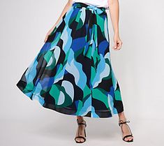 This pretty printed chiffon maxi skirt is so ready for twirling around town. A self belt adds a pop of pizazz. From Studio Park. Printed Maxi Skirt, Chiffon Maxi Skirt, Printed Maxi Skirts, Chiffon Maxi, Printed Maxi, Women's Skirt, Maxi Skirt, Womens Skirt, Chiffon