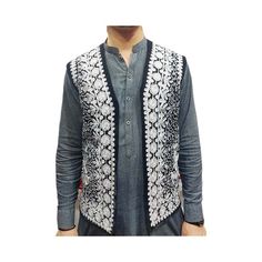 Afghan Traditional Silver hand made Embroidered for men  Our amazing embroidered Afghani waistcoat is the absolute ultimate . And the colours will knock your socks off. Embroider the hell out of them. And you get this, an extraordinary piece of outerwear for Men And Women. We Deliver Worlwide . Traditional Black Cotton Nehru Jacket, Traditional Embroidered Festive Vest, White Embroidered Cotton Vest, Multicolor Embroidered Cotton Vest, Embroidered Multicolor Cotton Vest, Traditional Cotton Vest With Multicolor Embroidery, Traditional Fitted Vest With Intricate Embroidery, Fitted Traditional Vest With Intricate Embroidery, Black Embroidered Nehru Jacket For Winter