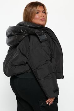 Available In Black And White. Puffer Jacket Velcro Hoodie Closure Detachable Hoodie Hidden Dual Front Zipper Snap Button Pocket Closure Lined Shell : 100% Polyester Lining 1 & 2: 100% Polyester Filling: 100% Polyester Imported | So Jaded Hooded Puffer Jacket in Black size 2X by Fashion Nova Black Nylon Hooded Jacket For Fall, Trendy Puffer Hooded Jacket For Cold Weather, Hooded Black Puffer Jacket For Fall, Black Hooded Puffer Jacket For Fall, Trendy Hooded Nylon Outerwear, Trendy Puffer Hooded Jacket, Trendy Black Parka For Fall, Trendy Black Fall Parka, Hooded Nylon Puffer Jacket For Fall