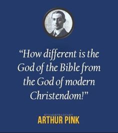 an image with the quote how different is the god of the bible from the god of modern christendom