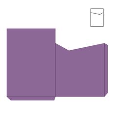 an open book is shown in purple paper