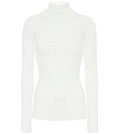 WARDROBE.NYC - Release 05 cotton T-shirt | Mytheresa Winter Turtleneck With Thumbholes And Funnel Neck, Winter Funnel Neck Turtleneck With Thumbholes, Fitted Merino Wool Turtleneck For Layering, Wool Turtleneck Tops, White Fine Knit Turtleneck With Funnel Neck, Minimal Stretch Winter Turtleneck, Fitted Merino Wool Turtleneck Long Sleeve, Fitted Merino Wool Turtleneck With Long Sleeves, Fitted Cashmere Turtleneck With Funnel Neck