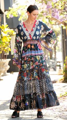 Johnny Was Gypsy Dress Best Dress Websites, Joyfolie Dress, Best Dress Shoes, Johnny Was Clothing, Designer Formal Dresses, Diwali Outfits, Hollywood Dress, Boho Beautiful, Bohemian Style Clothing