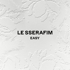 the words le sefraim easy are written in black on a white paper background