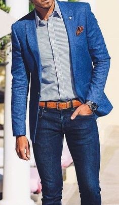 Blazer With Jeans Men, Men Casual Blazer, Sport Coat And Jeans, Mens Designer Blazers, Wearing Outfits, Blazers For Men Casual, Business Casual Blazer, Blazer Outfits Casual