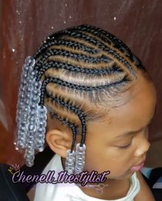 One Year Old Braid Hairstyles, Toddler Girl Hairstyles Black Braids, Toddler Braid Styles With Beads, Baby Girl Braids Toddler Hair Black, Black Toddler Hairstyles Girl Braids, Toddler Braids With Beads Kid Hairstyles, Baby Girl Braided Hairstyles, Toddler Braided Hairstyles Short Hair, Children Cornrow Hairstyles Natural Kids