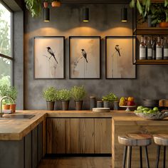 the kitchen is clean and ready to be used as a place for cooking or eating