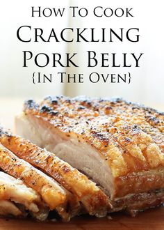 how to cook crackling pork belly in the oven