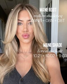 Old Money Blonde, Blonde Hair Tips, Blonde Hair Extensions, Redken Shades, Hair Color Formulas, Blending Gray Hair, Long Hai, Hair Shades