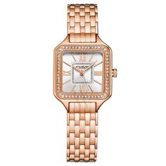 Michele Watches Women, Michele Deco Watch, Gold Diamond Watches, Michele Watches, Metal Watch, Watches Women, Bracelets Gold Diamond, Gold Plated Bracelets, Two Tone Watch