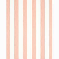 a pink and white striped wallpaper with vertical stripes