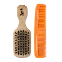 The Annie Club Brush is a high quality wooden brush with 50percent boar and 50percent firm nylon hard reinforced bristles to penetrate thick hair and stimulate the scalp. Combo also includes a 4.8? styling comb that withstands heavy duty daily use. Gender: unisex. Hairstyle Tools, Boar Brush, Club Hair, Wooden Brush, Club Hairstyles, Styling Comb, Styling Brush, Shiny Hair, Hair Care Routine