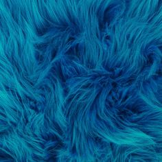 the blue fur texture is very soft and fluffy, but it doesn't look like any