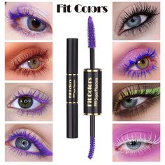 Find Double Head Color Eye Black Thick Curling Waterproof And Non Smudging Eye Black on eBay in the category HealthBeauty>Makeup>Eyes>Mascara. Red Mascara, Curling Extensions, Makeup For Fair Skin, White Mascara, Colored Eyelashes, Color Mascara, Colored Mascara, Eyebrow Mascara, Natural Laundry