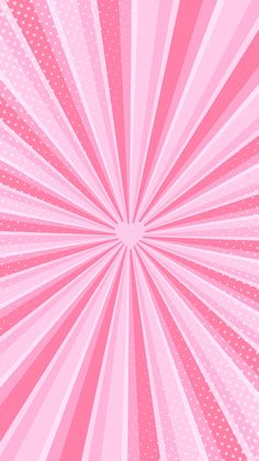 an abstract pink and white background with halftone dots in the center, as well as rays