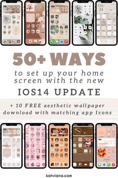 the 50 + ways to set up your home screen with the new 1034 update