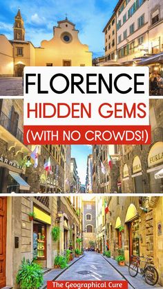 Pinterest pin for hidden gems in Florence Italy Travel Outfit, Italian City, Italy Itinerary