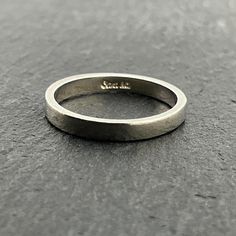 Vintage Sterling Silver Pinky Band Ring, UK Size F, US Size 3, EU Size 44, Stamped Silver, Band Width 2.0mm, Weight 1.14 Grams, Lovely Condition S Ring, Mens Rings, Nov 2, Silver Band, Band Ring, Vintage Sterling Silver, Band Rings, Beauty Book, Jewelry Rings